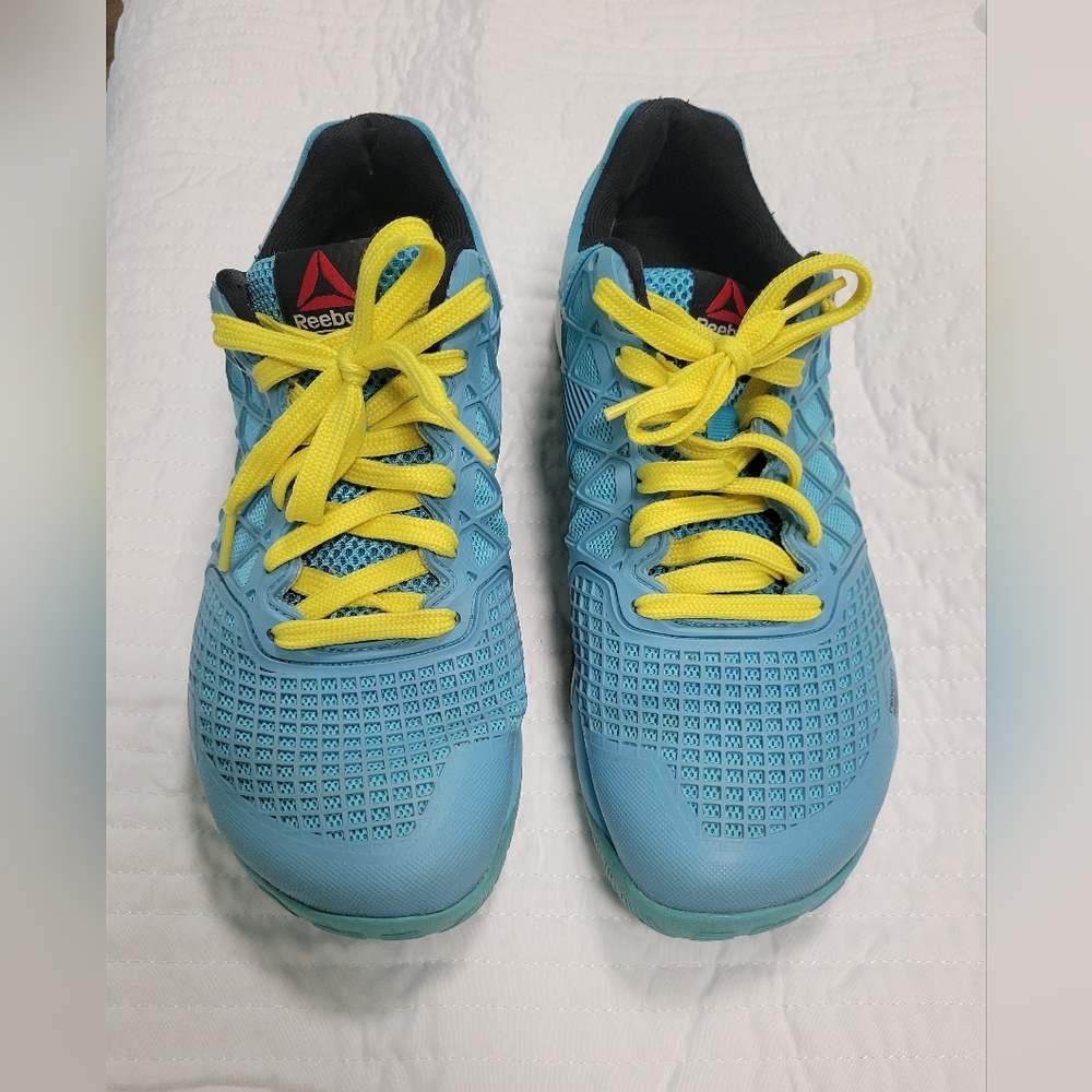 Reebok CrossFit Nano 4.0 Blue and yellow women's size 9